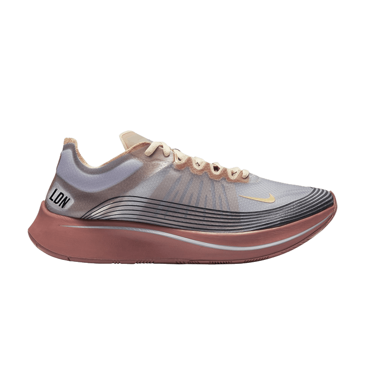Nike Zoom Fly SP 'London' — Wolf Grey/Desert Ore-Metallic