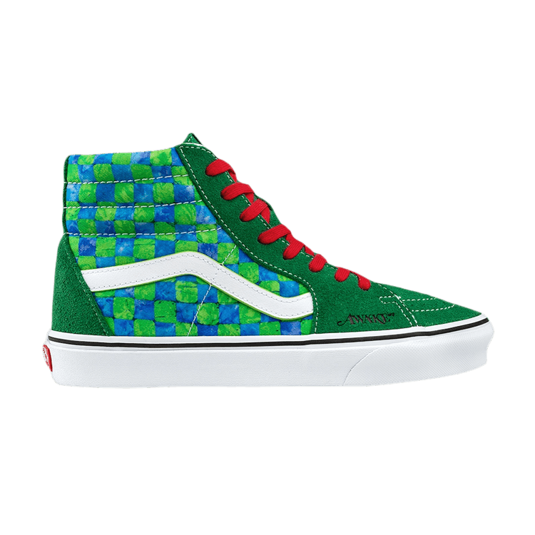 Vans Awake NY x Sk8-Hi 'Green Checkerboard' — Green/Blue