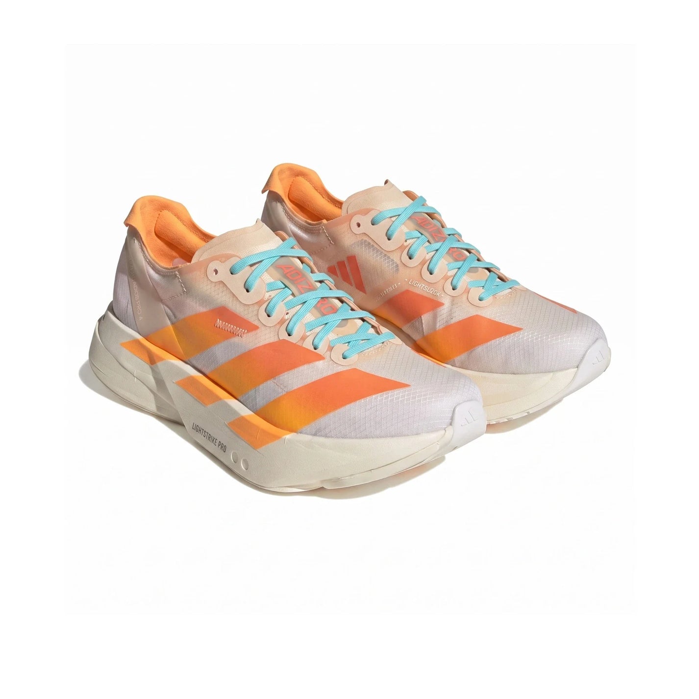 Adidas Adizero Adios Pro 4 'Crystal Sand Flash Orange Flash Aqua' (2026)