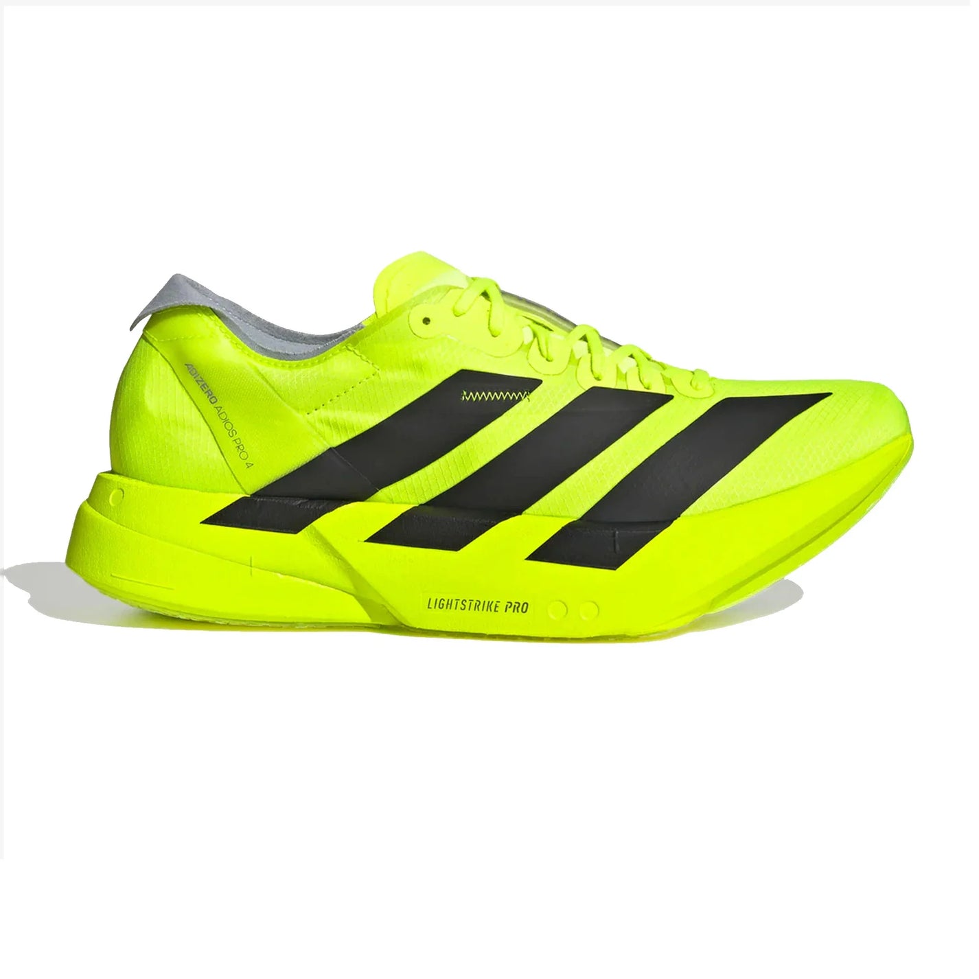 Adidas Adizero Adios Pro 4 'Lucid Lemon Core Black Halo Silver' (2025)