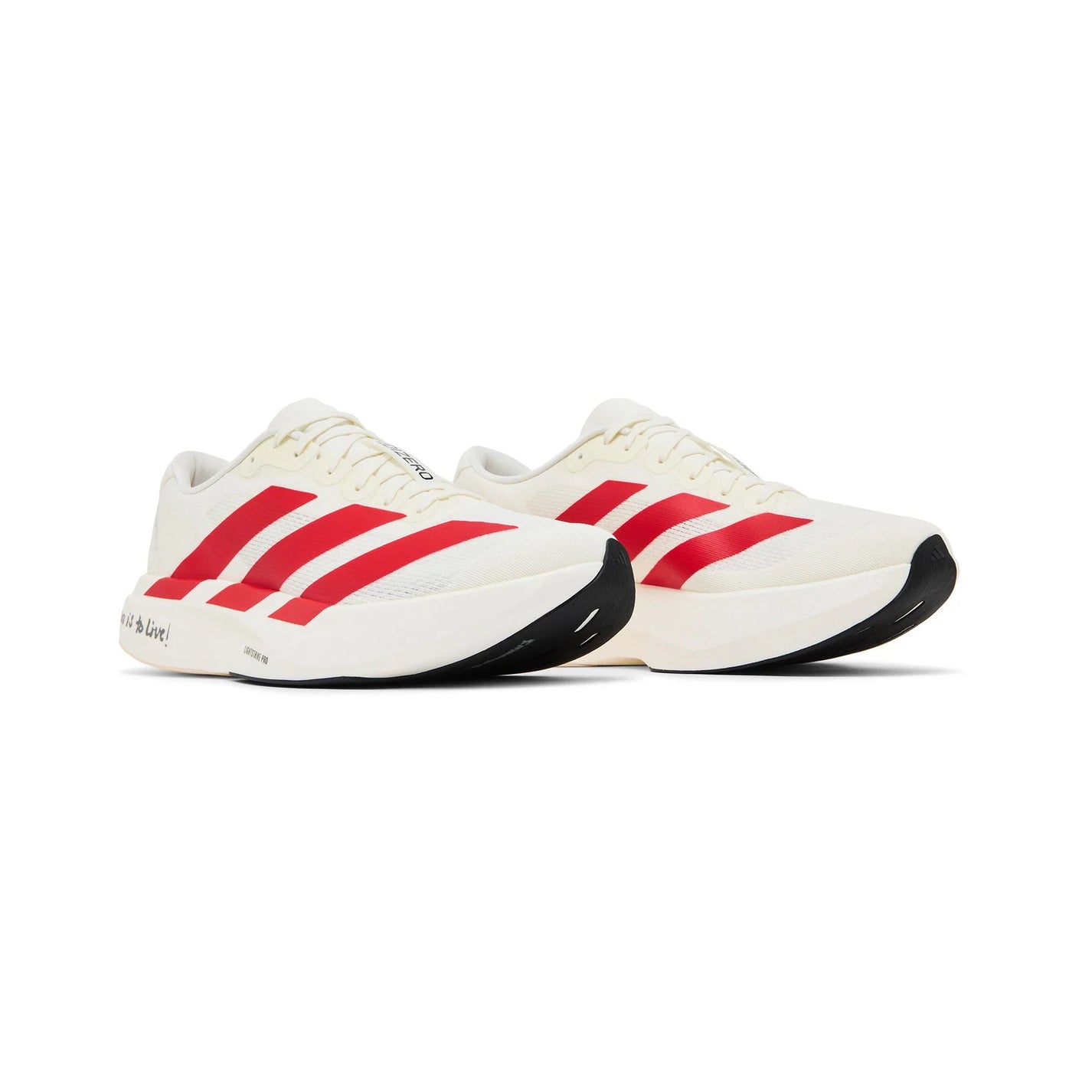 Adidas Adizero Evo SL 'Off White Better Scarlet' (2025)