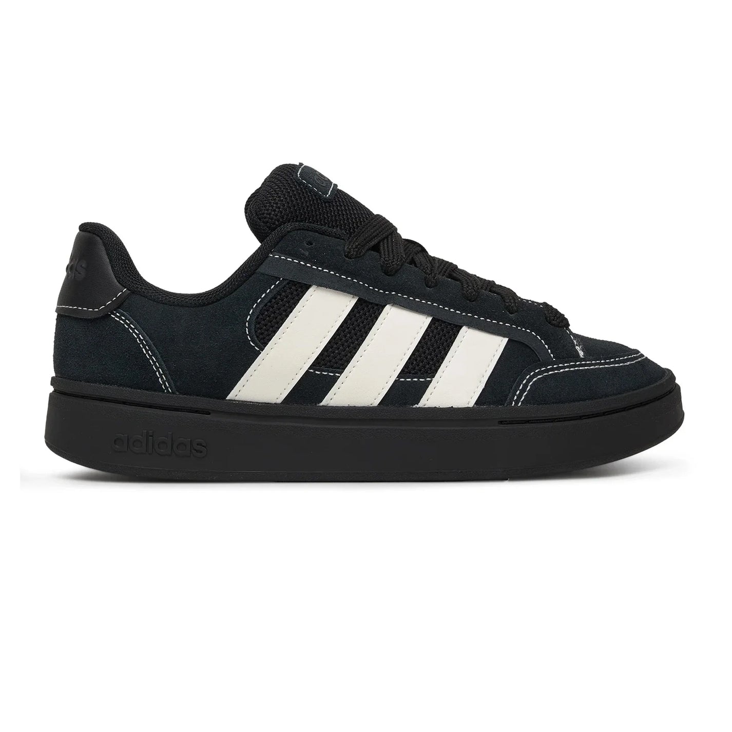 Adidas Grand Court Alpha J 'Core Black Core White Carbon'