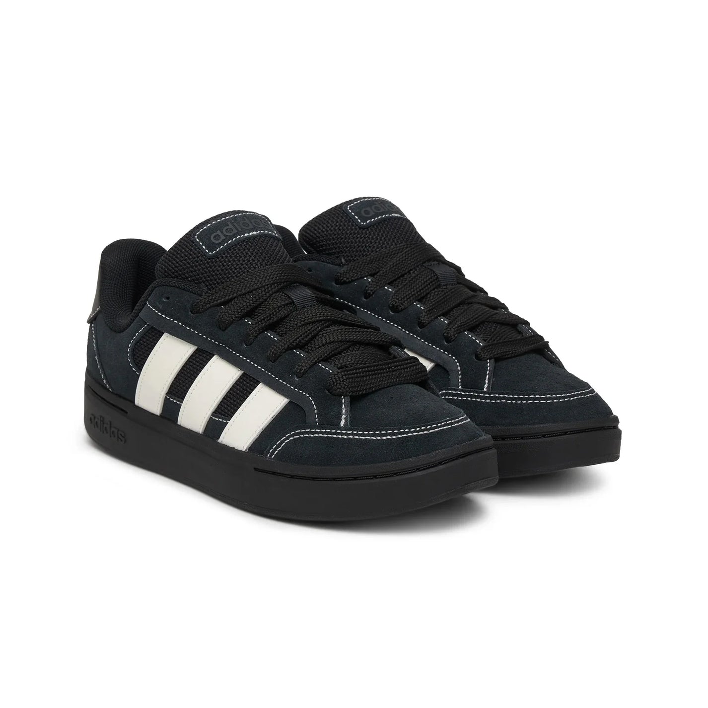 Adidas Grand Court Alpha J 'Core Black Core White Carbon'