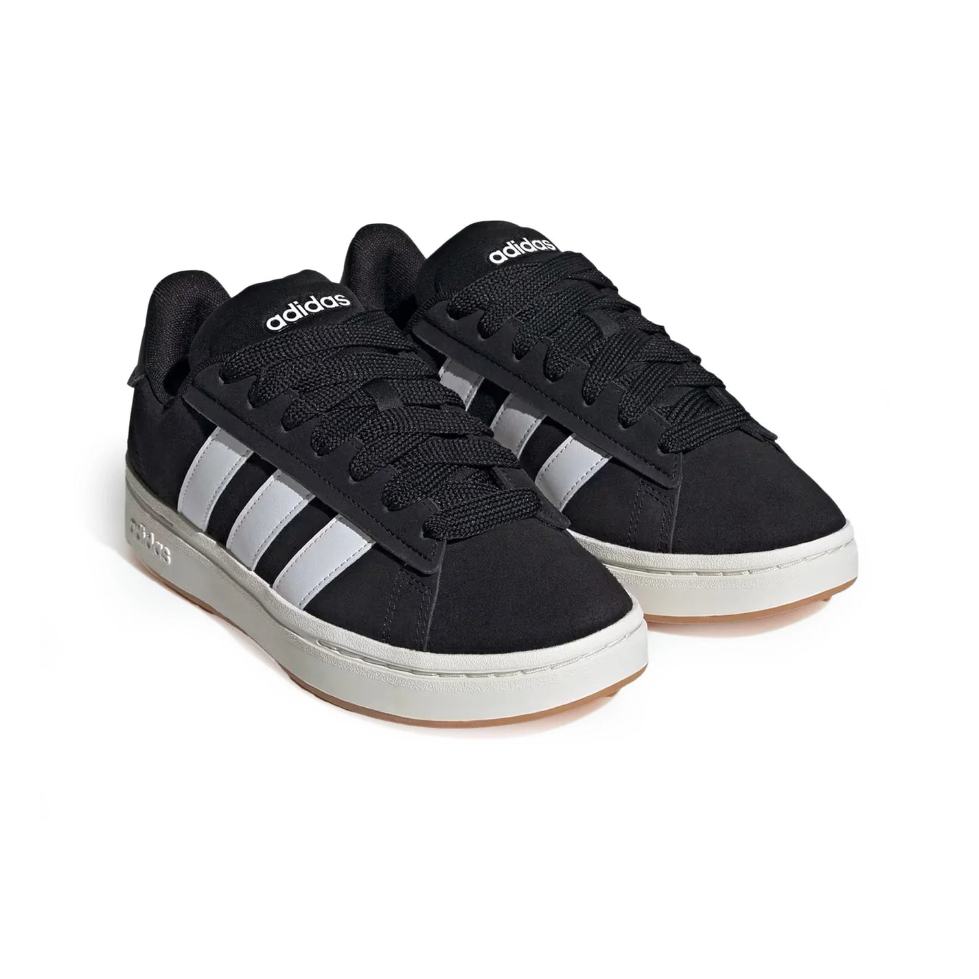 Adidas Grand Court Base 00s 'Core Black Footwear White Gum' (2025)