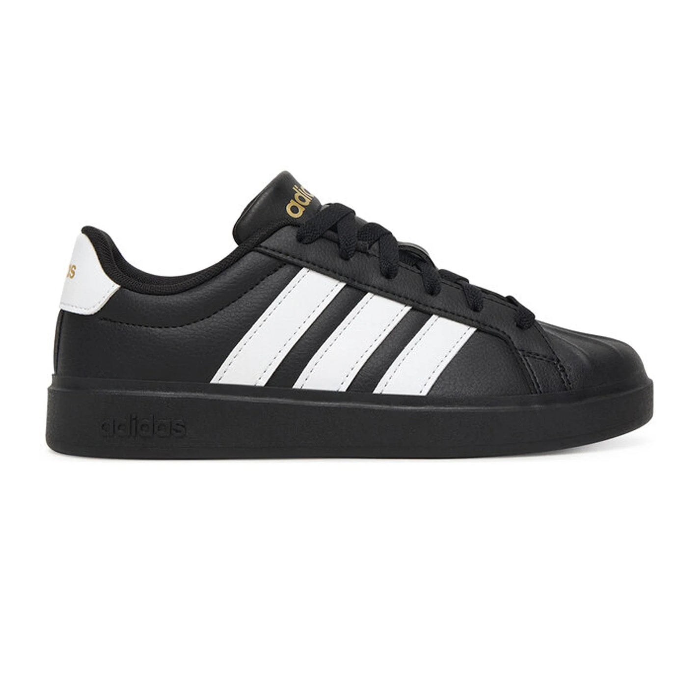Adidas Streettalk J 'Core Black Footwear White Gold Metallic' (2025)