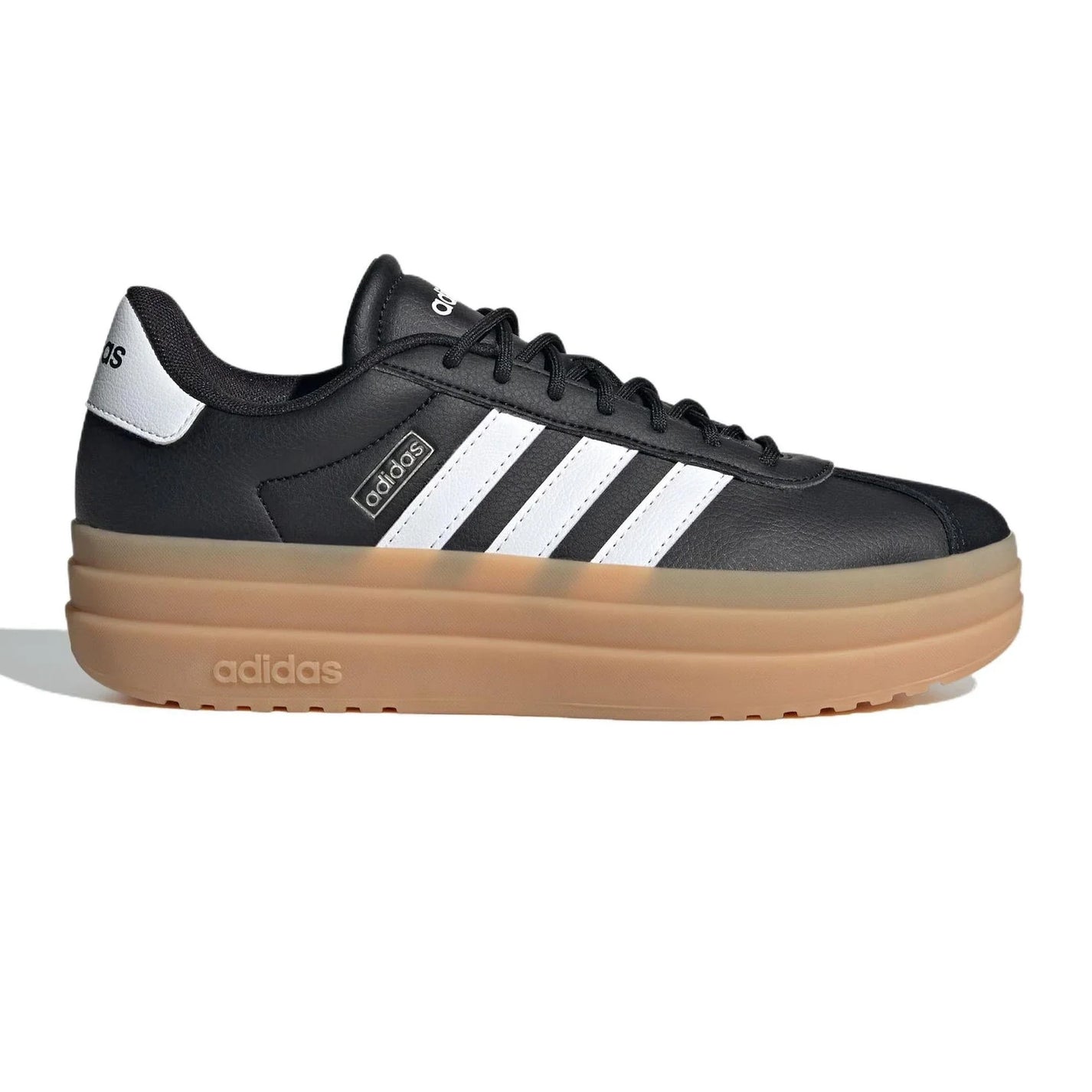Adidas VL Court Bold 'Core Black Cloud White Gum' (2025)