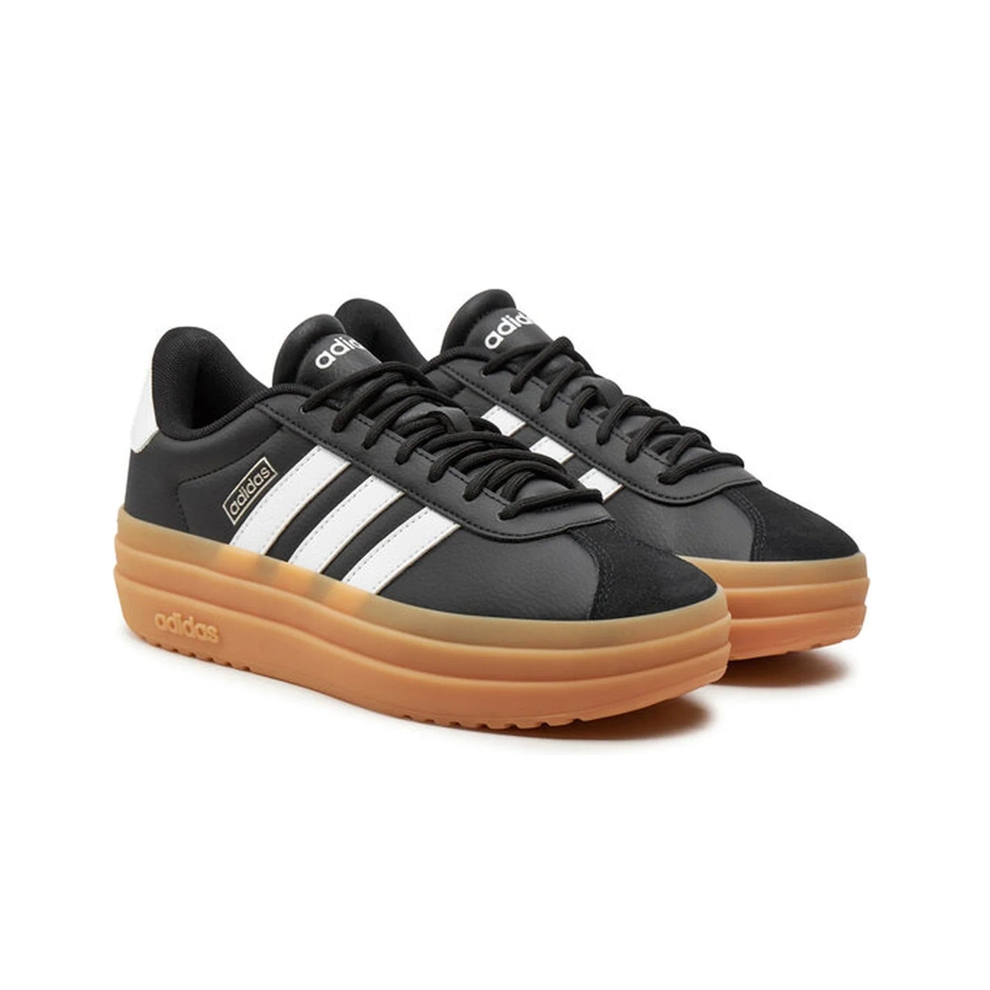 Adidas VL Court Bold 'Core Black Cloud White Gum' (2025)