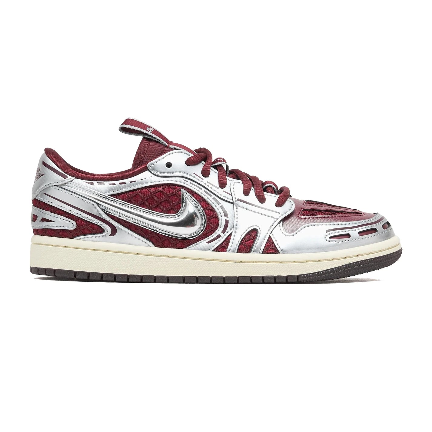 Air Jordan 1 Low Method of Make V3 'Dark Team Red Metallic Silver' Women's (2025)