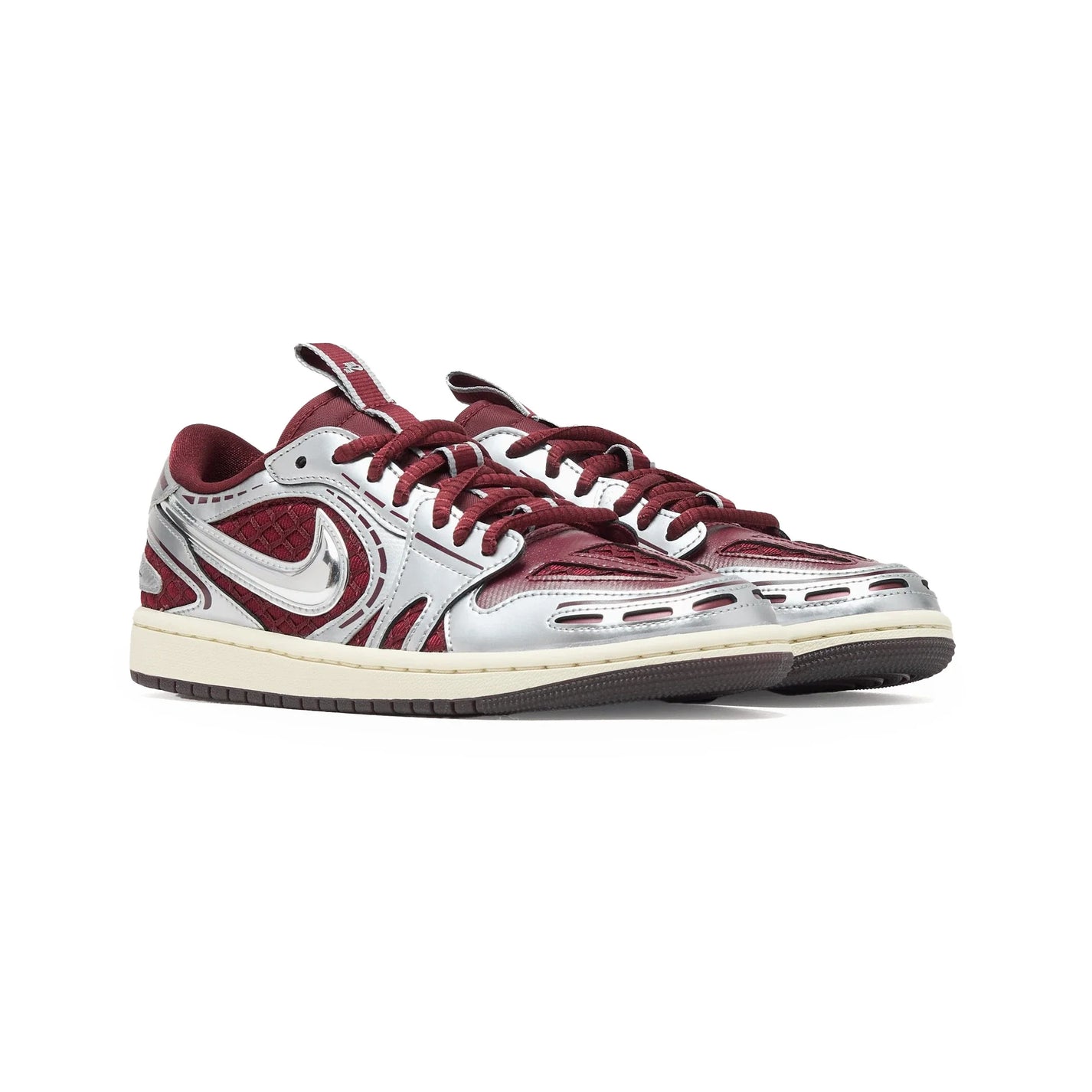 Air Jordan 1 Low Method of Make V3 'Dark Team Red Metallic Silver' Women's (2025)