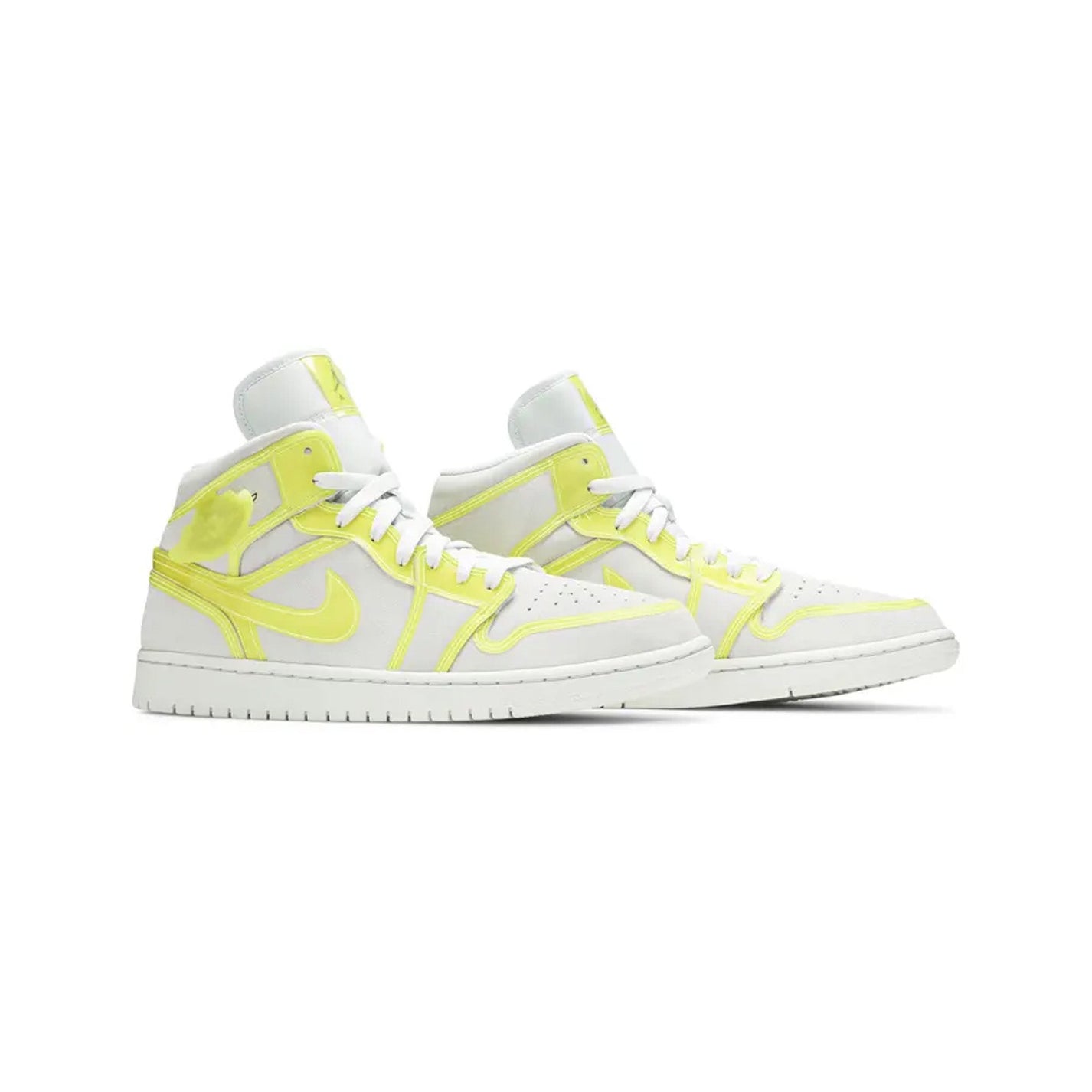 Air Jordan 1 Mid LX 'Off White Opti Yellow' W