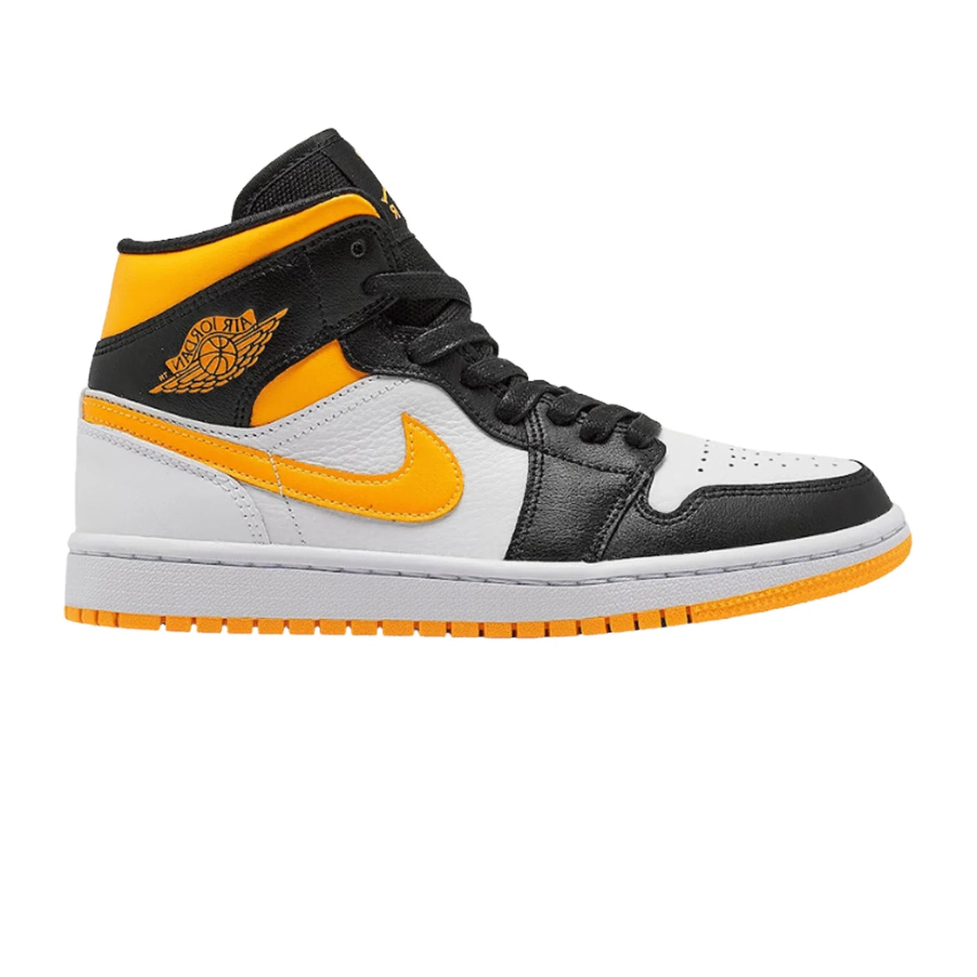 Air Jordan 1 Mid 'Laser Orange Black' Women's (2020)