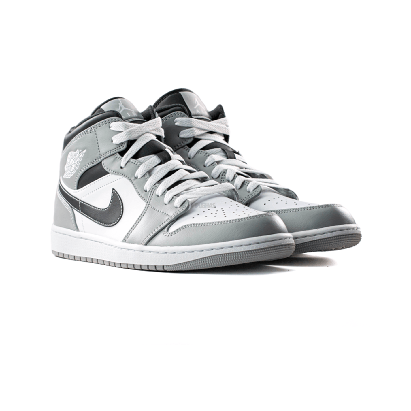 Air Jordan 1 Mid Light Smoke Grey Anthracite 2022