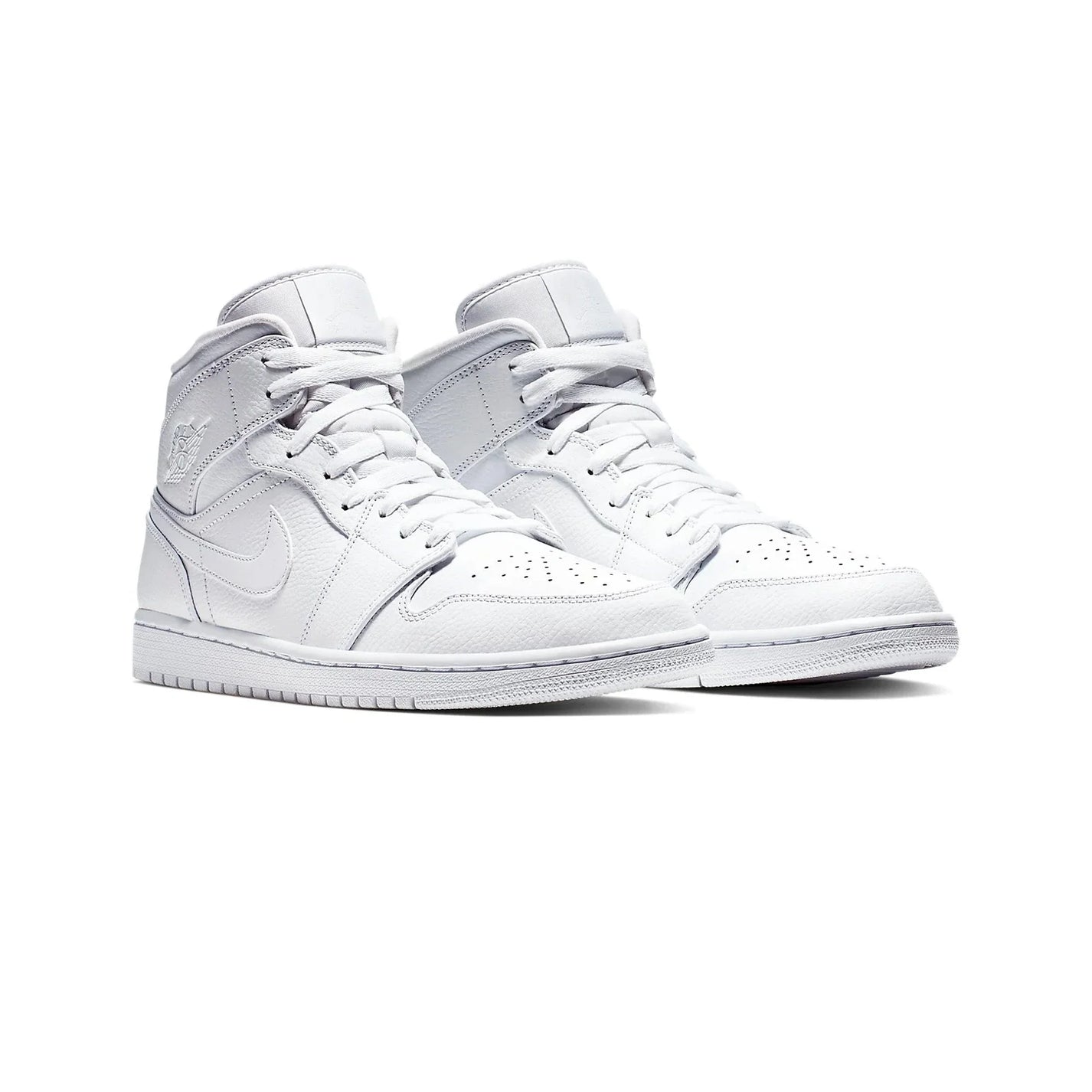 Air Jordan 1 Mid 'Triple White' (2019)