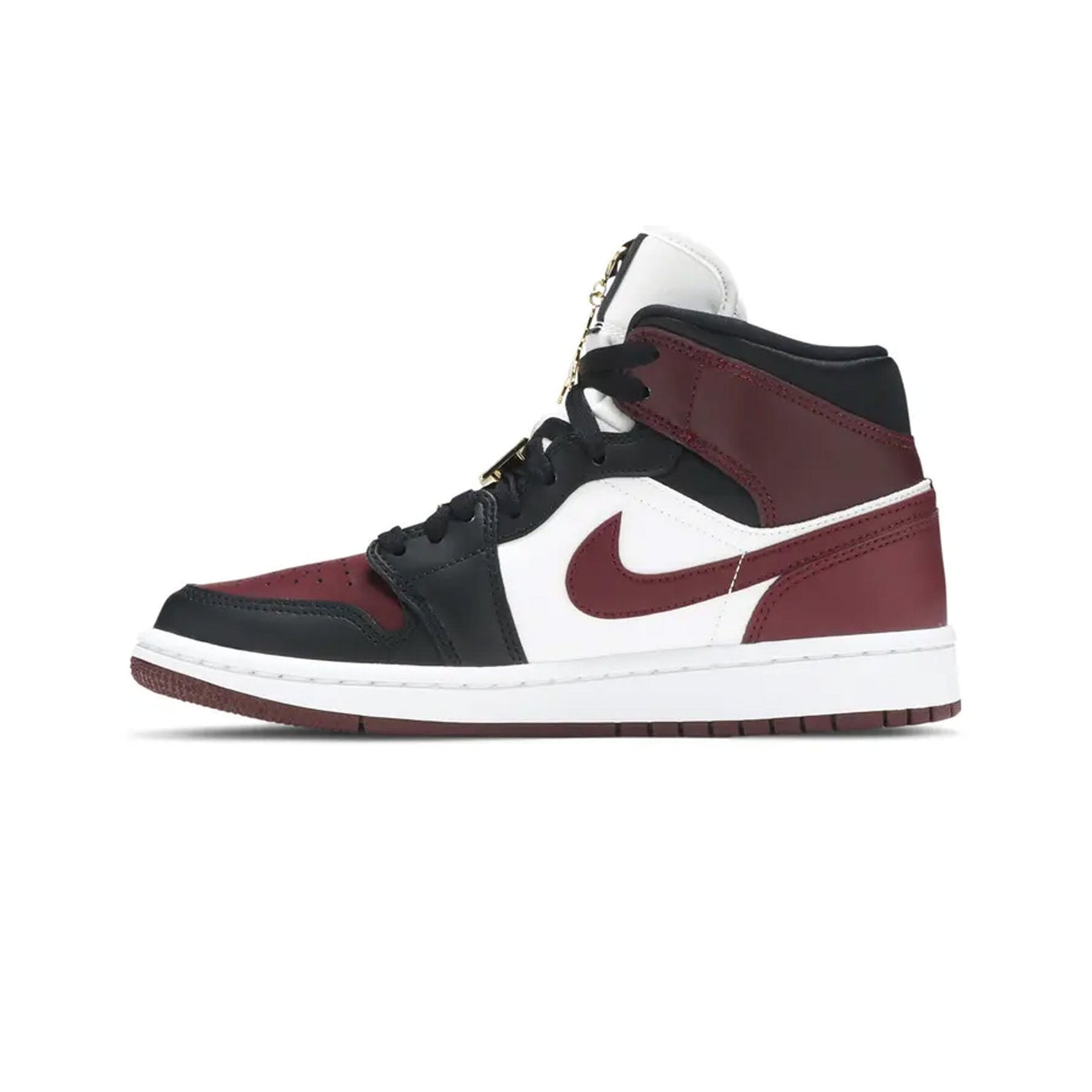 Air Jordan 1 Mid W Se Black Dark Beetroot