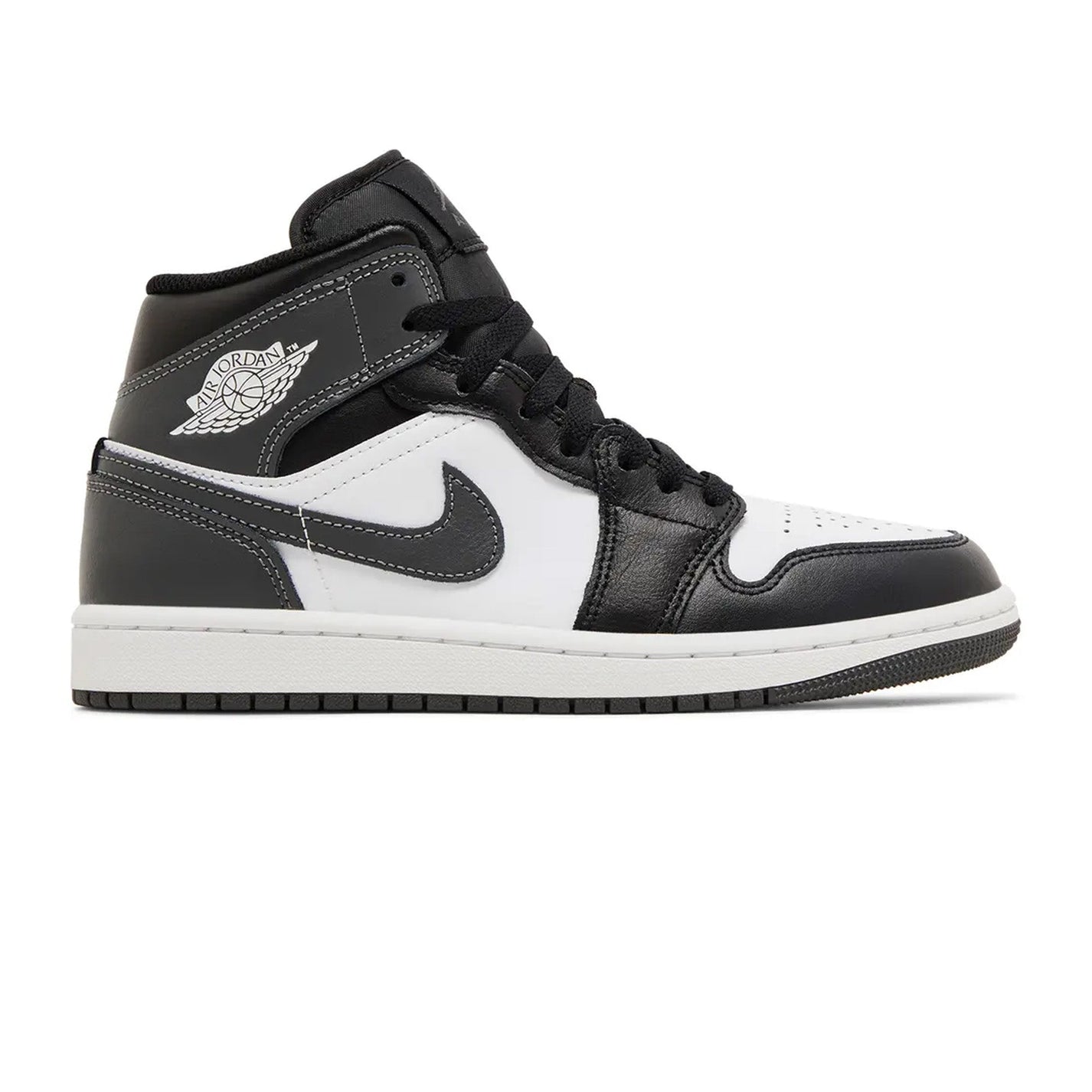 Air Jordan 1 Mid 'Black White Iron Grey' (2024)