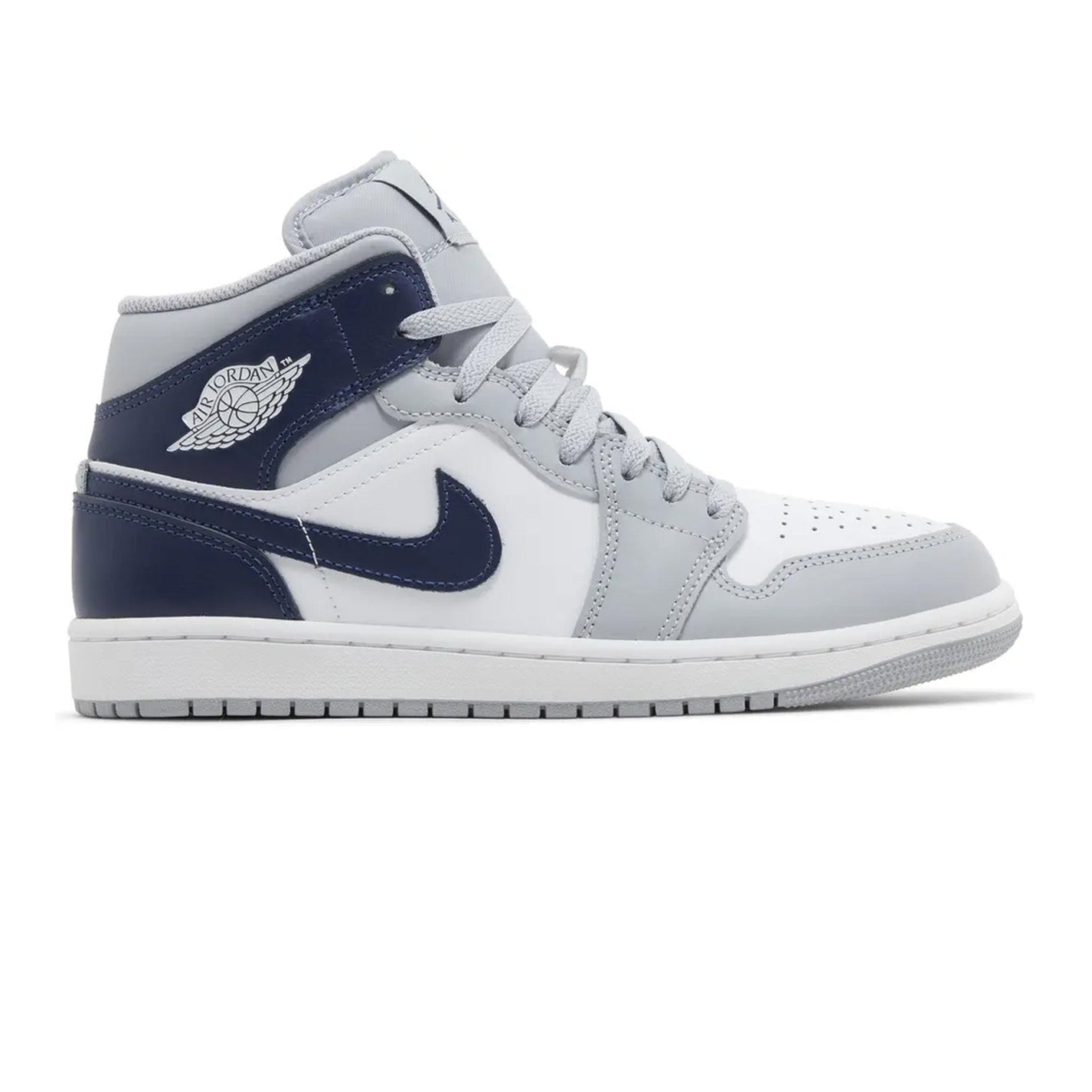 Air Jordan 1 Mid 'Wolf Grey Midnight Navy' (2024)