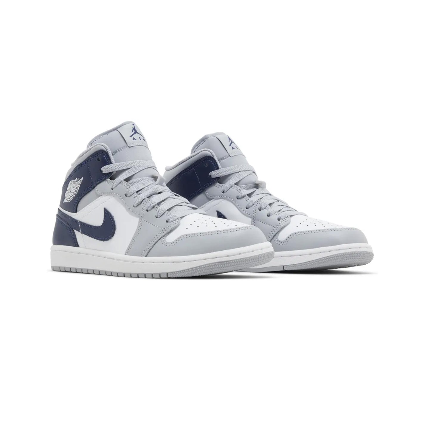 Air Jordan 1 Mid 'Wolf Grey Midnight Navy' (2024)
