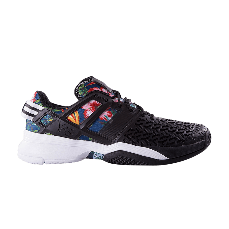 adidas Y-3 Adizero All-Court 'Roland Garros' — Core Black/Core Black/Footwear White