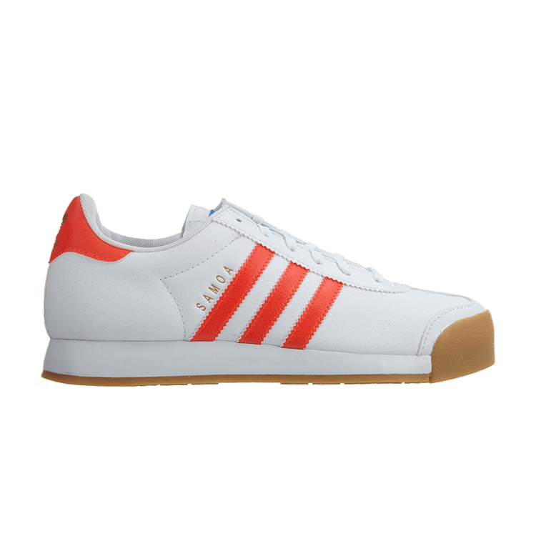 Adidas Samo K 'White Solar Red' — White/Red/Gum