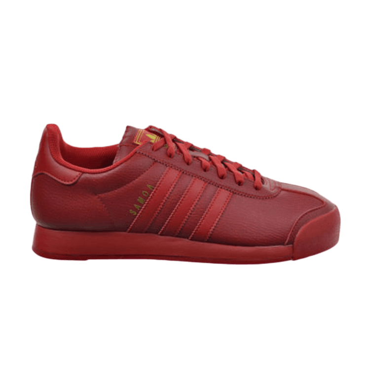 Adidas Samoa 'Scarlet' — Scarlet Red/Scarlet Red/Gold Metallic