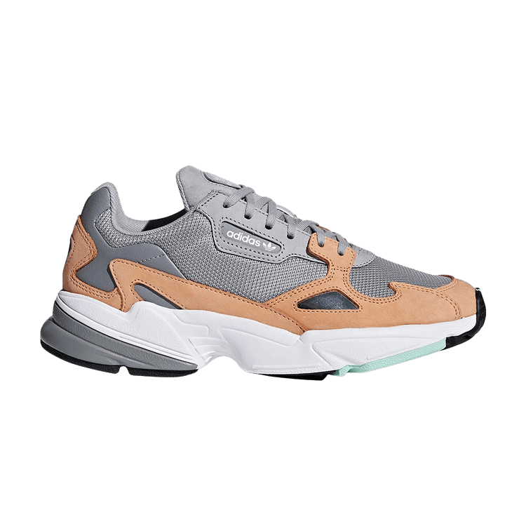 Adidas Wmns Falcon 'Easy Orange' — Light Granite/Light Granite/Easy Orange