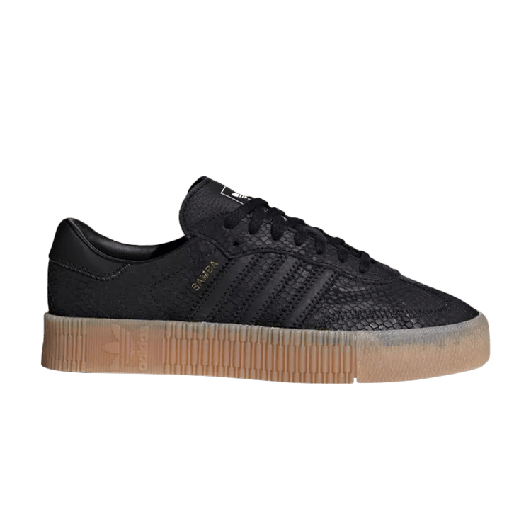 adidas Wmns Samba Rose 'Core Black' — Core Black/Core Black/Gum