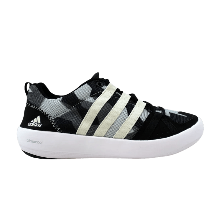Adidas Climacool Boat Lace K 'Core Black' — Core Black/Core White/Vision Grey