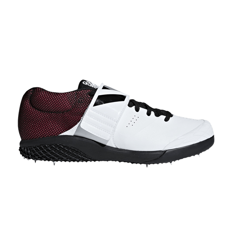 Adidas Adizero Javelin 'White Solar Red' — Footwear White/Core Black/Solar Red
