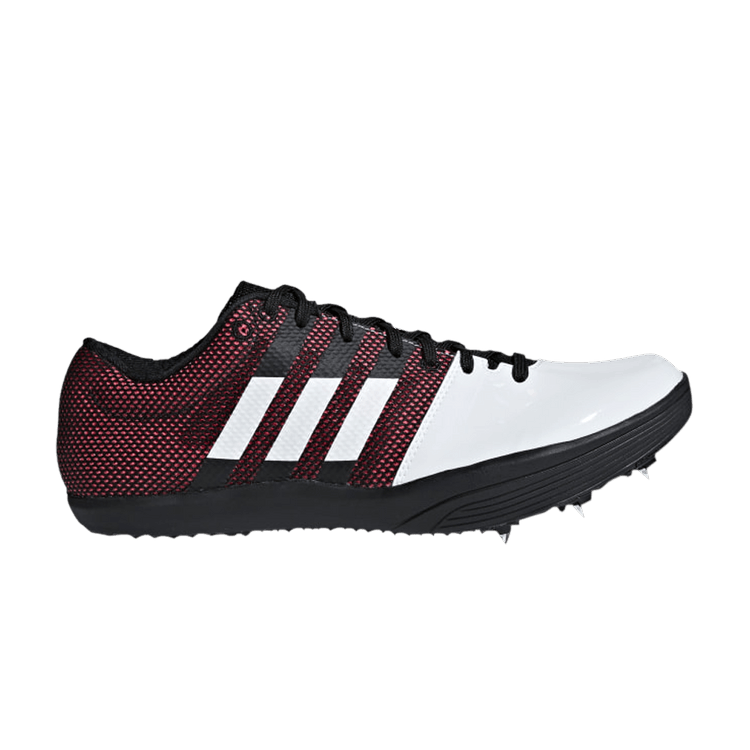 Adidas Adizero Long Jump 'Cloud White Maroon' — Cloud White/Cloud White/Core Black