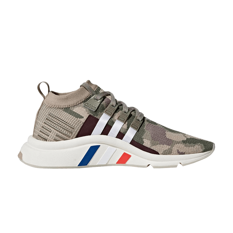 Adidas EQT Support Mid ADV 'Camo' — Trace Khaki/Trace Cargo/Core White