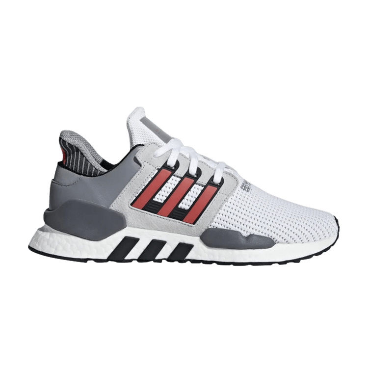 Adidas EQT Support 91/18 'Grey Hi-Res Red' — Cloud White/Hi-Res Red/Grey Two