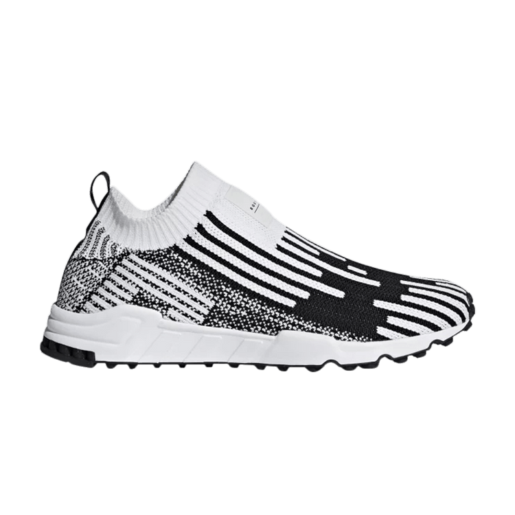 Adidas EQT Support Sock PK 'Cloud White' — Cloud White/Core Black/Sub Green