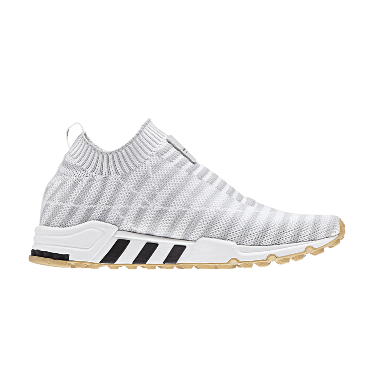 Adidas Wmns EQT Support Sock Primeknit  'White Gum' — Cloud White/Crystal White/Gum