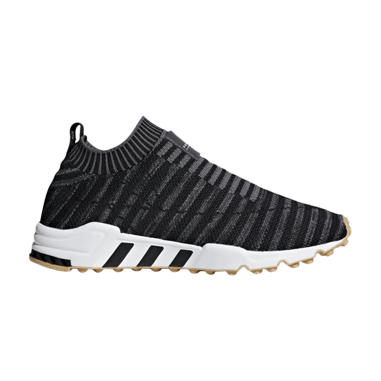 Adidas Wmns EQT Support Sock Primeknit 'Black Gum' — Core Black/Carbon/Gum