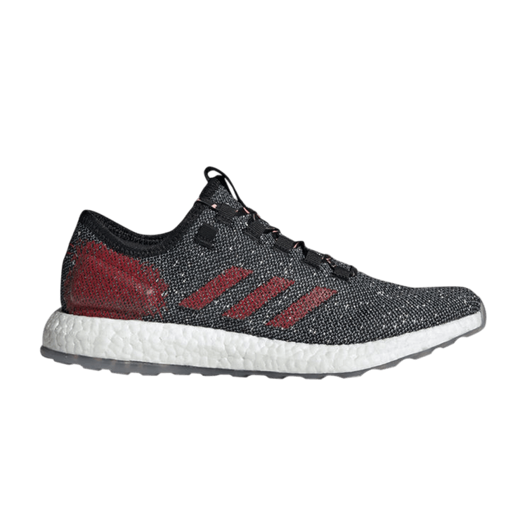Adidas PureBoost 'Black Scarlet' — Core Black/Scarlet/Clear Orange