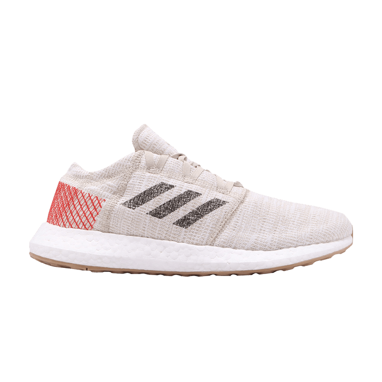 Adidas PureBoost GO 'Clear Brown' — Clear Brown/Carbon/Active Red