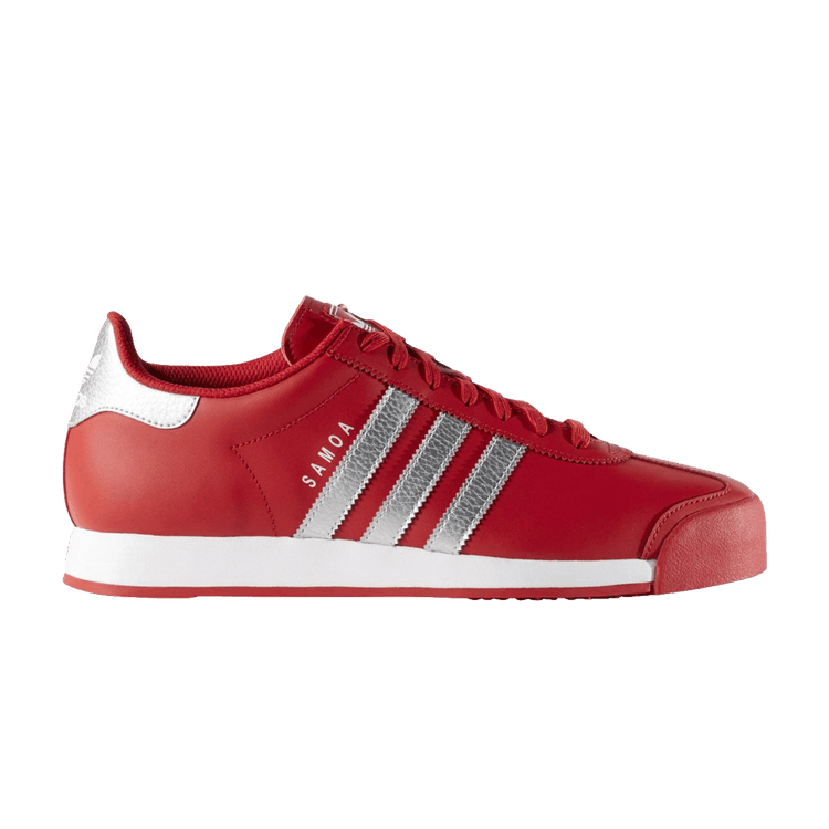 Adidas Samoa 'Red Scarlet' — Red Scarlet/Metallic Silver/White