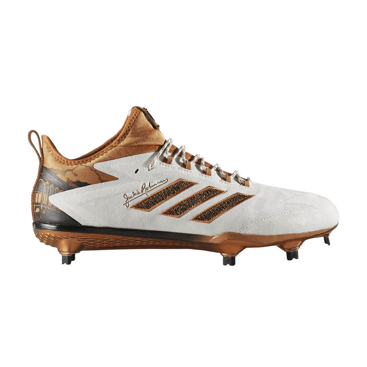 Adidas Adizero Afterburner 4 'Jackie Robinson' — Chalk White/Black