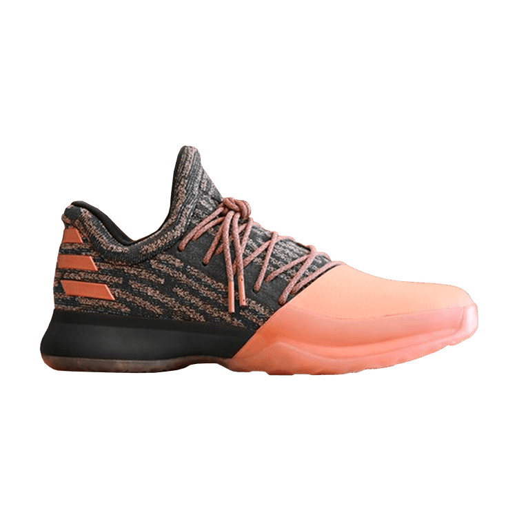 Adidas Harden Vol. 1 'Gila Monster' — Black/Salmon