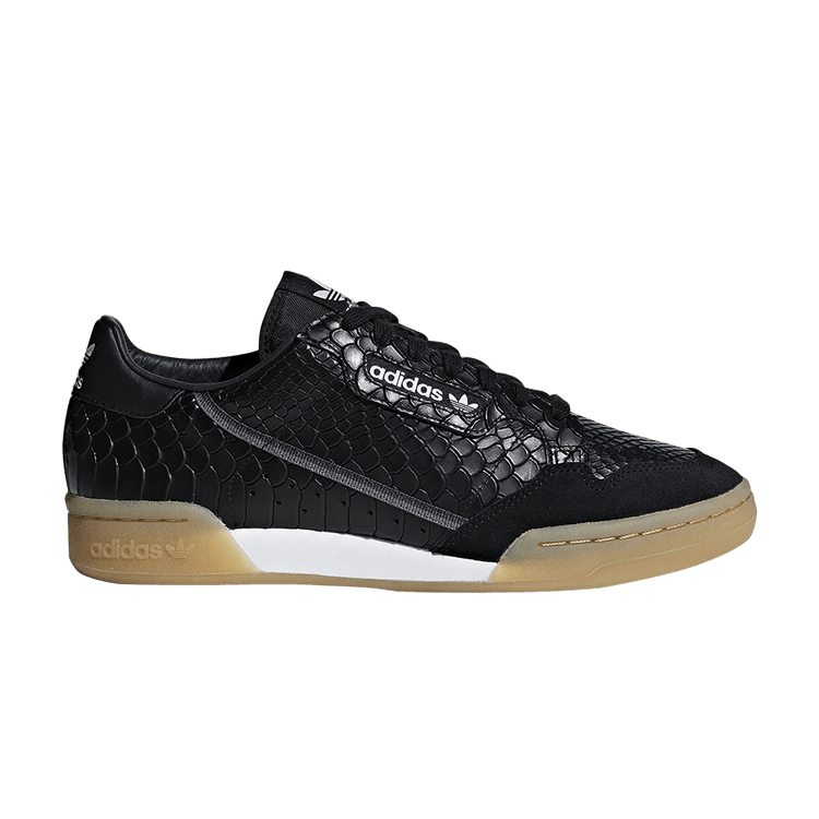 Adidas Continental 80 'Black Python' — Core Black/Carbon/Grey