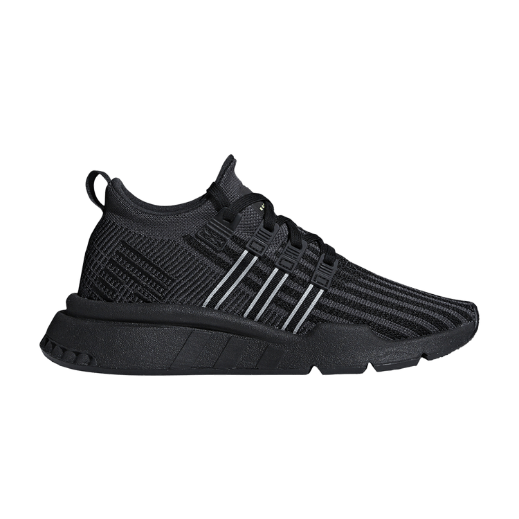 Adidas EQT Support ADV Mid J 'Black Carbon' — Core Black/Carbon/Solar Yellow