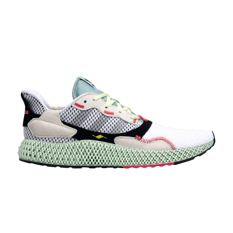 Adidas ZX 4000 Futurecraft 4D Sample — Red One/Core Black/Bright Cyan