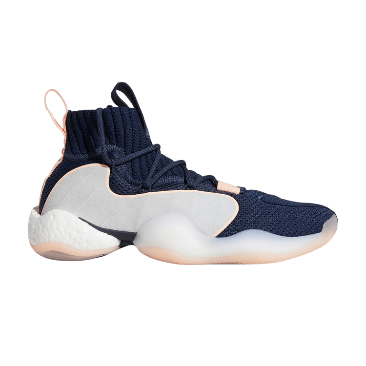 Adidas Crazy BYW LVL X 'Clear Orange' — Collegiate Navy/Clear Grey/Clear Orange