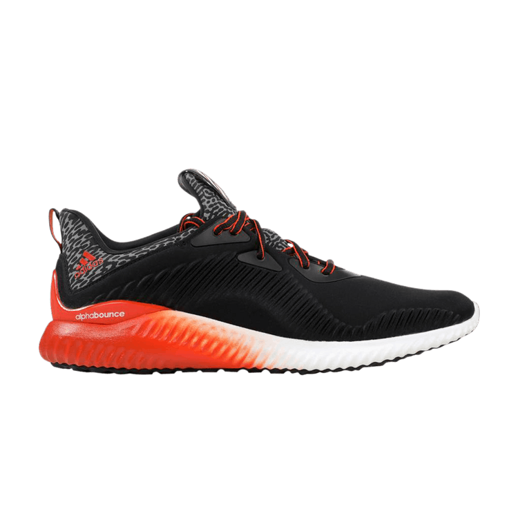 Adidas Alphabounce Team Bowl Series PE 'Miami Hurricanes' — Core Black/FootwearWhite/Orng