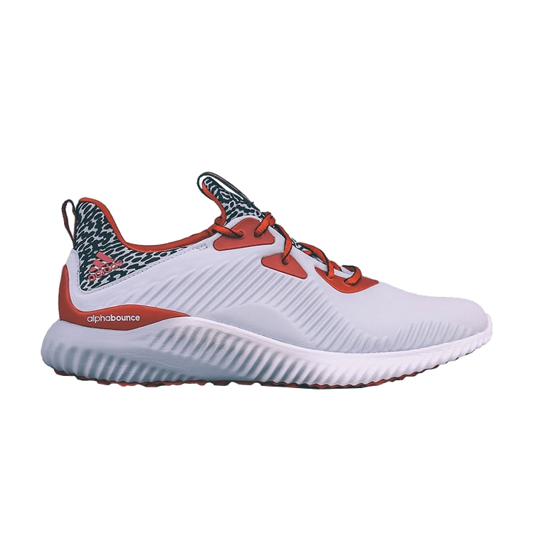 Adidas Alphabounce Team Bowl Series PE 'Nebraska Cornhuskers' — Grey/White/Red/Black