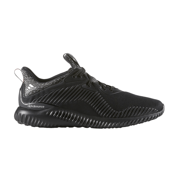 Adidas AlphaBOUNCE 'Blackout' — Core Black/Silver Metallic/Granite