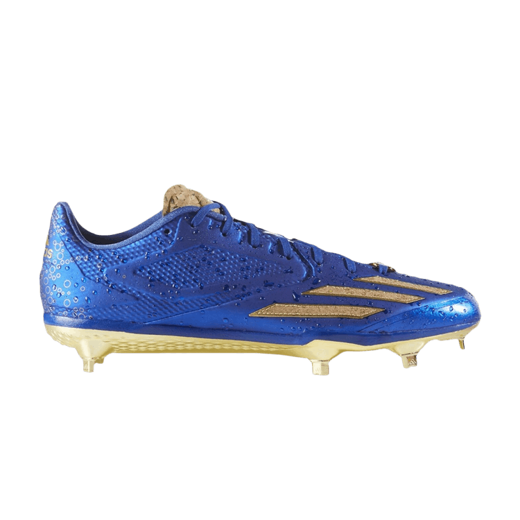 Adidas Adizero Afterburner 3 'Collegiate Royal Gold Metallic' — Collegiate Royal/Gold Metallic/University Red