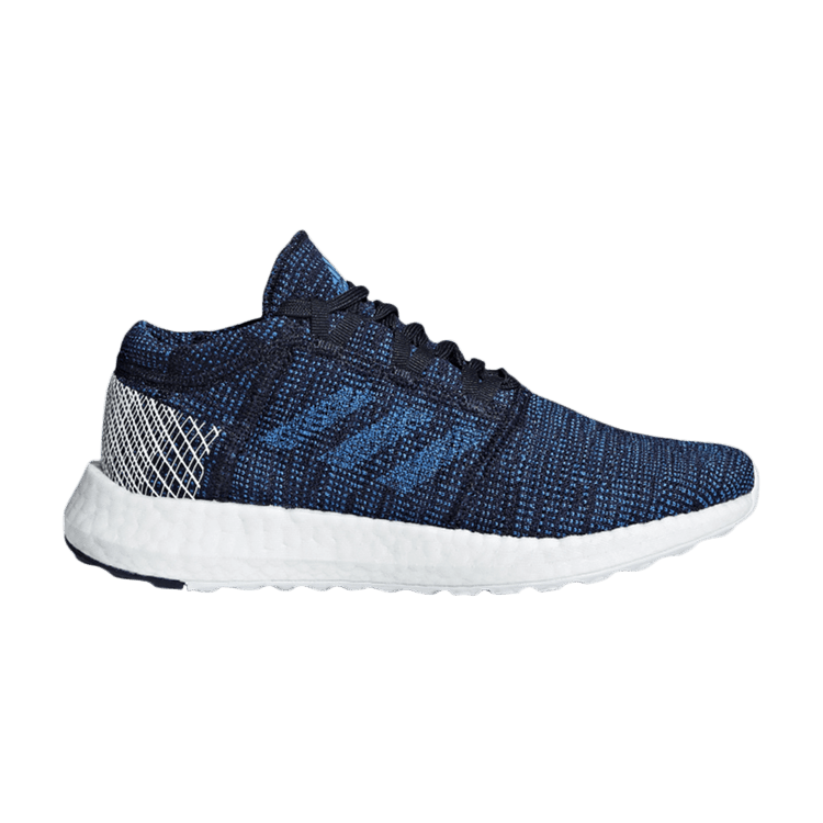 Adidas PureBoost Go J 'Legend Ink' — Legend Ink/Bright Blue/Hi-Res Orange
