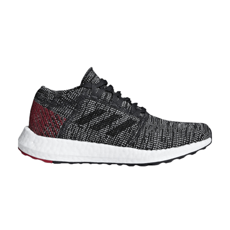 Adidas PureBoost Go J 'Carbon' — Carbon/Core Black/Power Red