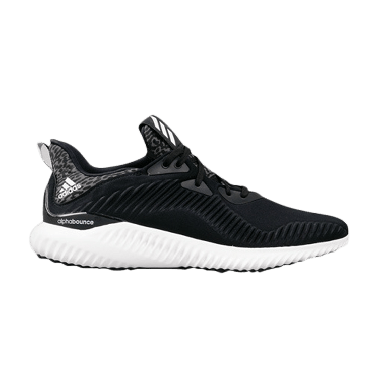 Adidas Alphabounce 'Black White' — Black/White/Granite